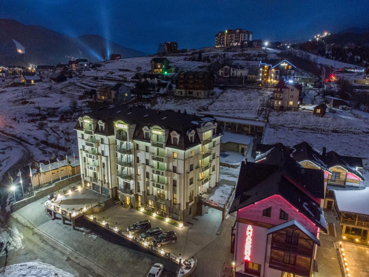 Marion Spa - Breakfast Included In The Price Spa Swimming Pool Sauna Hammam Jacuzzi Salt Room Children'S Room Restaurant Parking 400 M To Bukovel Lift 1 Mountain View Exterior photo